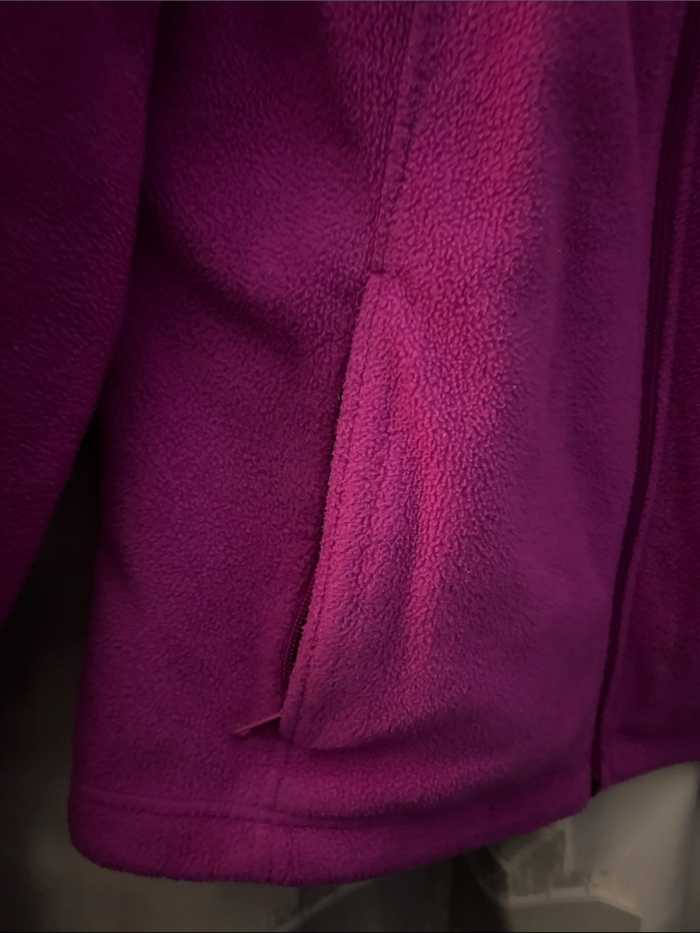 Columbia Purple Full-Zip Fleece Jacket - Picture 6 of 10
